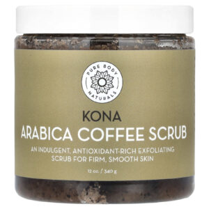 Pure Body Naturals Esfoliante de Café Arábica Kona 340 g (12 oz)