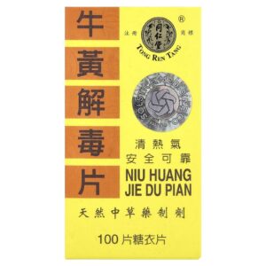 Tong Ren Tang Niu Huang Jie Du Pian 100 Comprimidos