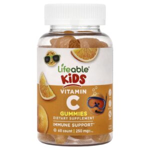Lifeable Infantil Gomas de Vitamina C Cítricos 60 Gomas