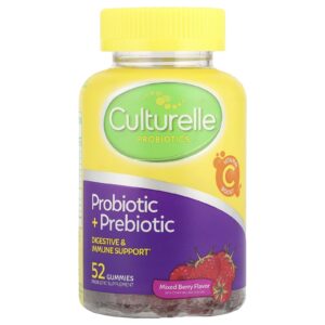 Culturelle Probióticos + Gomas Prebióticas Frutos Silvestres Mistos 52 Gomas