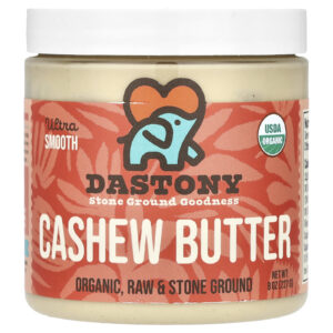 Dastony Manteiga de Caju Orgânica Ultrasuave 227 g (8 oz)