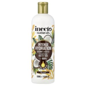 Inecto Hidratação Intensa Shampoo de Coco Cabelos Secos 500 ml (169 fl oz)