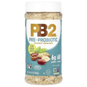 PB2 Foods The Original PB2 Pó de Amendoim Pre+Probiótico 184 g (65 oz)