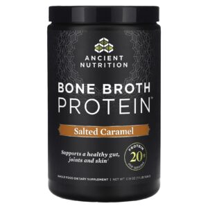Ancient Nutrition Bone Broth Protein Caramelo Salgado 506 g (112 lb)