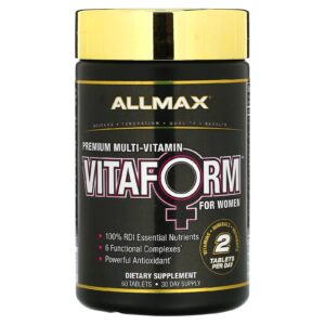 ALLMAX Vitaform Multivitamínico Premium para Mulheres 60 Comprimidos