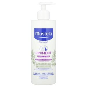Mustela Bebês Loção de Limpeza para troca de fraldas Liniment 400 ml (1352 fl oz)