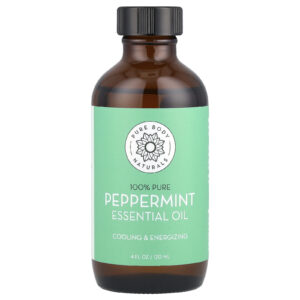 Pure Body Naturals Óleo Essencial hortelã-pimenta 120 ml (4 fl oz)