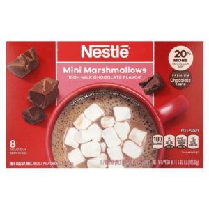 Nestle Hot Cocoa Mix Minimarshmallows Chocolate ao Leite ao Leite 8 Pacotes 242 g (085 oz)