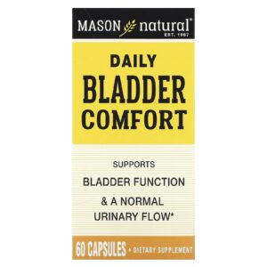Mason Natural Conforto Diário da Bexiga 60 Cápsulas