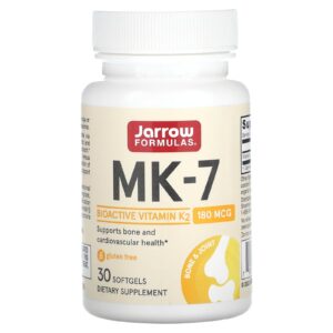 Jarrow Formulas MK-7 180 mcg 30 Cápsulas Softgel