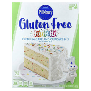 Pillsbury Mistura Premium para Bolo e Cupcake Funftti® com Pedaços de Doce Sem Glúten 482 g (1 lb 1 oz)