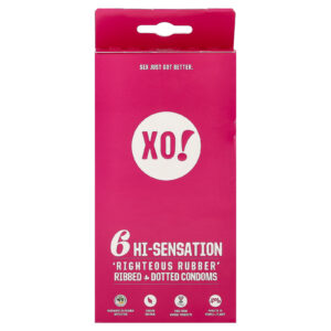 Here We Flo XO! Preservativos de Borracha + Canelas da Righteous Sem Perfume 6 Preservativos