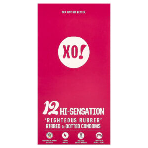 Here We Flo XO! Preservativos de Borracha + Canelas da Righteous Sem Perfume 12 Preservativos