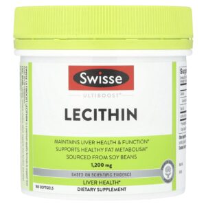Swisse Ultiboost® Lecitina 1.200 mg 180 Cápsulas