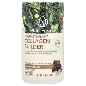 PlantFusion Complete Plant Collagen Builder Chocolate Intenso 324 g (1143 oz)