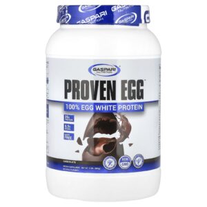 Gaspari Nutrition Proven Egg™ 100% Proteína de Clara de Ovo Chocolate 900 g (2 lbs)