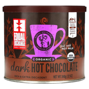 Equal Exchange Chocolate Quente Amargo Orgânico 340 g (12 oz)