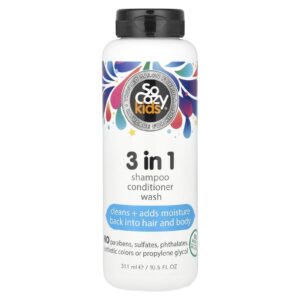 SoCozy Crianças Shampoo e Condicionador 3 em 1 311 ml (105 fl oz)