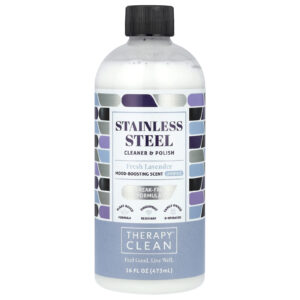 Therapy Clean Aço Inoxidável Limpador e Polidor Lavanda Fresca 473 ml (16 fl oz)