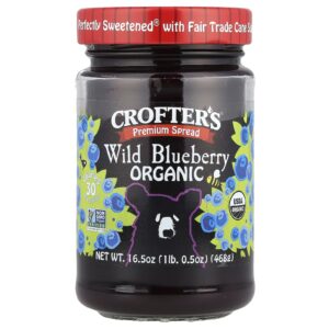 Crofters Organic Creme Premium Mirtilo Selvagem Orgânico 468 g (165 oz)