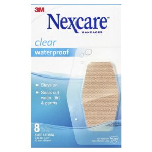 Nexcare Curativos Joelho e Cotovelo Impermeáveis 8 Curativos