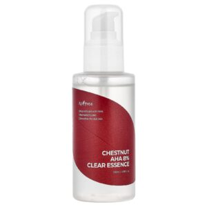 ISNtree Chestnut AHA 8% Clear Essence Pele Normal e Seca 100 ml (338 fl oz)
