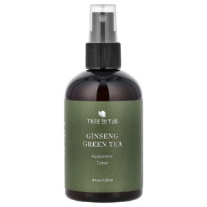 Tree To Tub Tônico Facial Hidratante em Spray Chá Verde de Ginseng 120 ml (4 fl oz)
