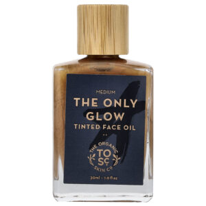 The Organic Skin Co. The Only Glow Óleo Facial com Cor Para Todos os Tipos de Pele Médio 30 ml (1 fl oz)