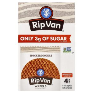 Rip Van Wafels Snickerdoodle 4 Pacotes 33 g (116 oz) Cada