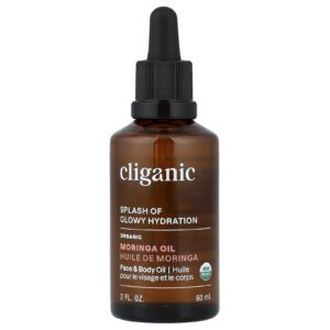 Cliganic Splash of Glowy Hydration™ Óleo de Moringa Orgânico 60 ml (2 fl oz)