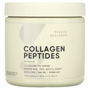 Sports Research Peptídeos de Colágeno Sem Sabor 1106 g (39 oz)