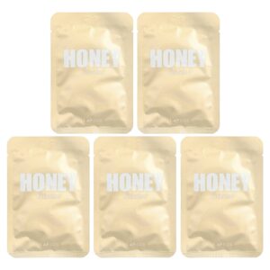 Lapcos Máscara de Mel Nutrição 5 Folhas 27 ml (091 fl oz) Cada