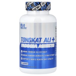 EVLution Nutrition Tongkat Ali + Fadogia Agrestis 60 Cápsulas Vegetais