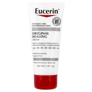 Eucerin Cicatrizante Natural Creme para Pele Muito Seca e Sensível Sem Perfume 57 g (2 oz)