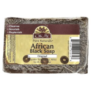 Okay Pure Naturals Sabonete Negro Africano Original 156 g (55 oz)