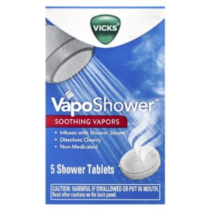 Vicks VapoShower™ Vapores Calmantes 5 Pastilhas de Banho