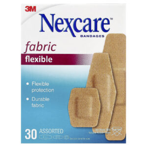 Nexcare Curativos de Tecido Flexíveis Sortidos 30 Tamanhos Sortidos