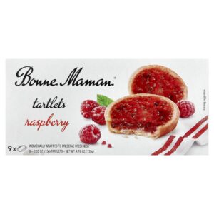 Bonne Maman Tortinhas Framboesa 9 Tortinhas 15 g (053 oz) Cada