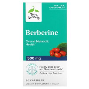 Terry Naturally Berberina MetX 500 mg 60 Cápsulas