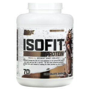 Nutrex Research IsoFit Shake de Chocolate 2.317 g (51 lb)
