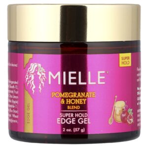 Mielle Gel Super Hold Edge Mistura de Romã e Mel 57 g (2 oz)