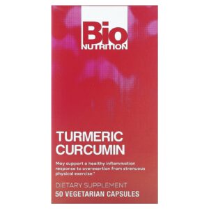 Bio Nutrition Curcumina de Cúrcuma 50 Cápsulas Vegetarianas