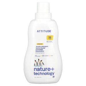 ATTITUDE Detergente para a roupa 35 cargas Raspas de cítrico 105 l (355 fl oz)