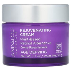 Andalou Naturals Creme Rejuvenescedor Retinol à Base de Plantas Alternativo Antienvelhecimento 50 g (17 oz)