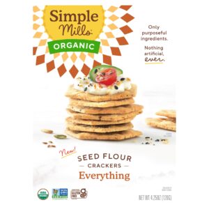 Simple Mills Biscoitos de Farinha com Sementes Orgânicas Tudo 120 g (425 oz)