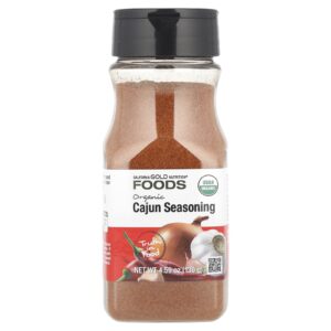 California Gold Nutrition Foods Tempero Cajun Orgânico 130 g (459 oz)