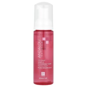 Andalou Naturals 1000 Rosas Espuma de Limpeza Suave Sensível 163 ml (55 fl oz)