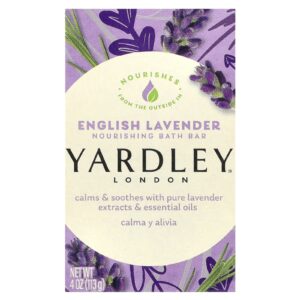 Yardley London Barra Nutritiva para Banho Lavanda Inglesa 113 g (4 oz)