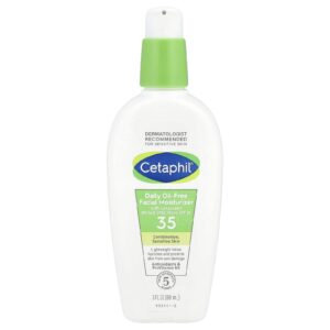 Cetaphil Hidratante Facial Sem Óleo Com Protetor Solar FPS 35 Sem Perfume 88 ml (3 fl oz)