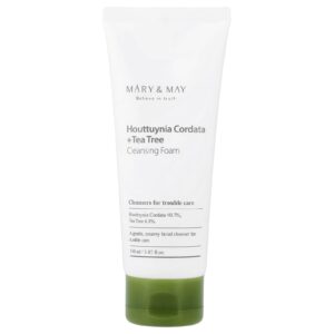 Mary & May Houttuynia cordata + Espuma de Limpeza de Melaleuca 150 ml (507 fl oz)